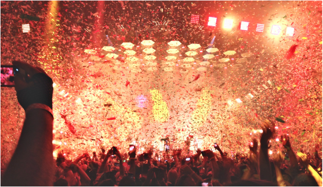 mindfulness now arcade fire forum los angeles confetti smartphone distraction