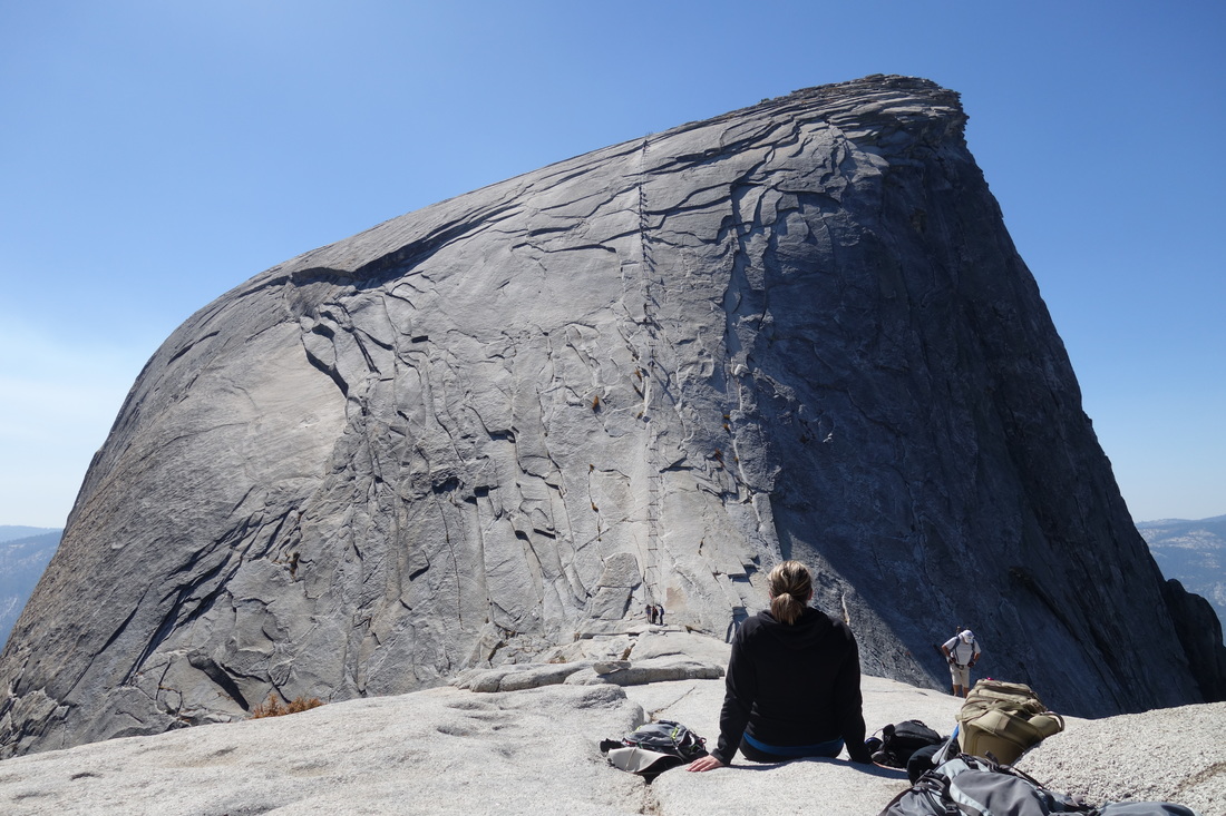 half dome cables ascent yosemite fear anxiety mindfulness